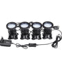 4-in-1 RGB LED Submersible Pond Spot Light with Remote for Garden Tank Aquarium - 4 in 1 Underwater