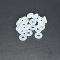 20 PCS O-rings Vibration Isolation Flight Controller Protection Rubber Band Green White for RC Drone