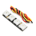 3pcs 0.7g Super Mini WS2812B RGB5050 4 Bit Colorful LED Strip for Naze32 F3 F4 Flight Controller RC Drone