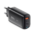 [GaN Tech] Essager 65W 3-Port USB PD Charger 2Type-C+USB-A PD3.0 QC3.0 Fast Charging Wall Charger Adapter EU Plug US Plug UK Plug for iPhone 13 14 14Pro 14Pro Max for Samsung Galaxy S23 for Oppo Reno9 for Huawei Mate50