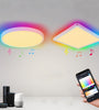 WiFi Smart Ceiling Light With Tuya APP/Alexa/Google RGB Dimmable Indoor LED Ceiling Lights Sync With Music Remote Control Voice Control