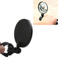 8cm Rear 360 Degree Rotation Adjustable Bike Mirrors Universal Handlebar Mount Bike Cycling Reflector Safety View Mirror