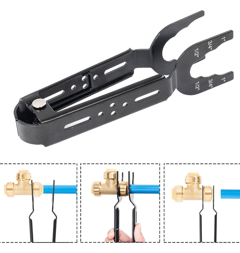 Disconnect Tongs Clamp for 1/2 Inch 3/4 Inch 1 Inch Plastic PEX CPVC Copper Pipe Fittings