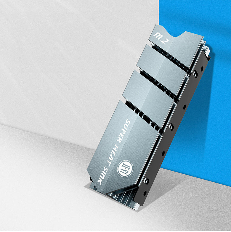 JEYI M.2 SSD Super Heat Sink NVME Heat Sink M.2 Heat Dissipation Vest for Desktop Computer