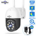 Hiseeu 3MP/5MP PTZ IP Camera Outdoor Security AI Human Detection H.265X Wireless WiFi  Video Surveillance Cameras iCsee P2P