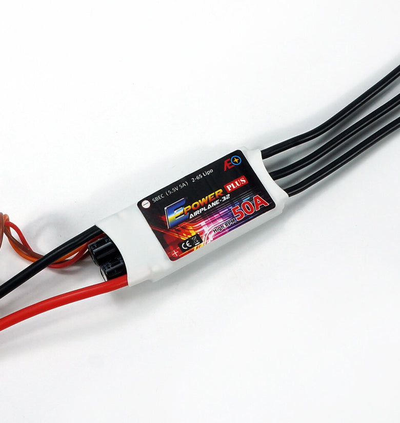 AEORC E-Power Plus Version High RPM Brushless ESC 25A/50A/70A/90A Speed Controller With 32bit MCU S-BEC For RC Airplanes Jet Plane Helicopter EDF