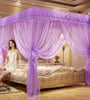 1.8x2.2m Four Corner Mosquito Net Bed Netting Curtain Panel Bedding Canopy for Home Bathroom Decor