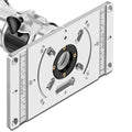 Aluminum Alloy Router Tablet Insert Plate for Woodworking Benches for Trim Routers Wood Trimming Milling Tools with Accessories