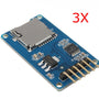 3Pcs Micro SD TF Card Memory Shield Module SPI Micro SD Adapter