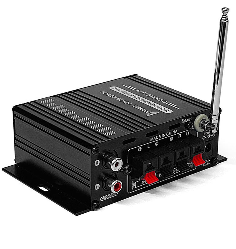 AK370 220W Digital HiFi Power Amplifier bluetooth 5.0 RCA USB SD Card Stereo Home Theater Car Audio Support FM Function with Remote Control