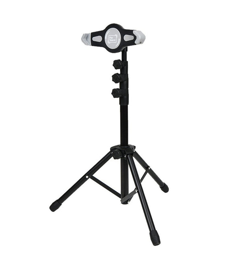 Adjustable 360 Rotating Tripod Floor Flexible 9-14.5 Inch Bracket Stand Holder for Tablet