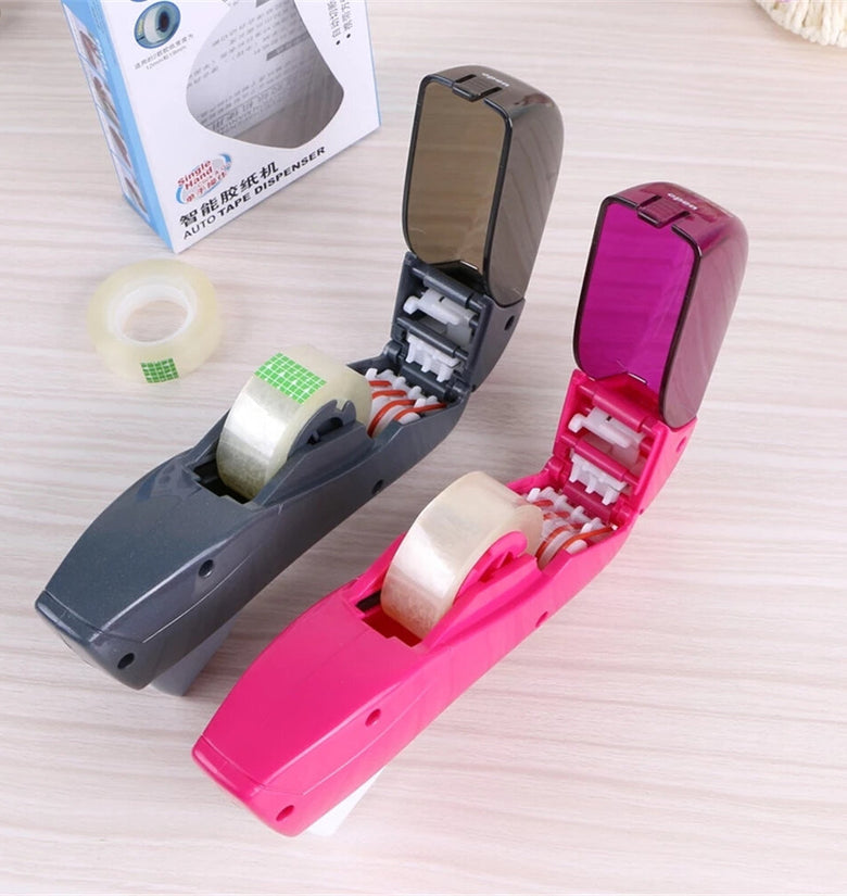 Eagle T5165AB Small Portable Tape Dispenser Automatic Packer Seat Tape Cutter Safety Warehouse Packing Machine Sealing Tape Machine Office Supplies