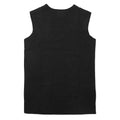 Men Round Neck Thermal Underwear Vest Waistcoat Warm Heat Holder  Sleeveless Top Blouse Underclothes Black