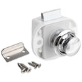 Push Button Catch Lock for Drawer, Cupboard, Door, Caravan Cabinet, or Knob at Home - Drawer Cupboard Door Cabinet Latch