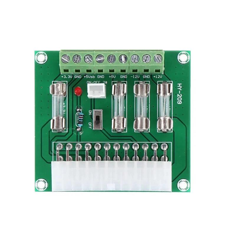 Desktop ATX Power Adapter Computer ATX Power Supply Board Transfer Outlet Wiring Adapter Extension Module