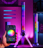 RGB Light Bar Music Sync Pickup Rhythm Lamp APP Control Voice Activated Atmosphere Light Bar for Car Gaming Room