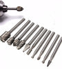 10pcs 1/8 Inch Shank Milling Rotary File Burrs Bit Set Wood Carving Rasps Router Bits Grinding Head