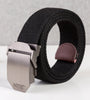 Casual Men's Tactical Belt Adjustable Automatic Buckle Wear-resistant Outdoor Canvas Casual Belt