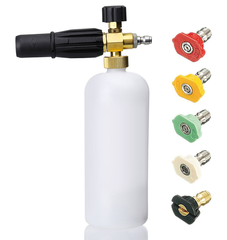 1000ML High Pressure Washer Foam Gun Bottle Car Wash Foam Sprayer High pressure washer accessories household water gun head snowflake