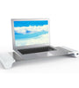 Aluminum Desktop Monitor Stand Non-slip Notebook Laptop Riser with 4-ports USB charger for iMac MacBook Pro Air