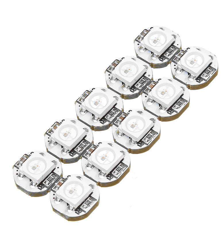 10Pcs DC 5V 3MM x 10MM WS2812B SMD LED Board with Built-in IC-WS2812 - Geekcreit