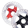 ZTTO 140/160/180/203mm Aluminum Alloy Steel Metal Heat Dissipation Six Spike Disks Bicycle Floating Discs Mountain Bike Floating Discs