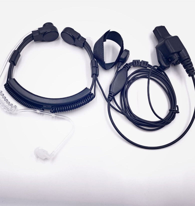 Adjustable Throat Mic Earphone Microphone Suitable for Motorola HT1000 XTS5000 / 2500/1500 / GP900MTS2000 Throat Headphones