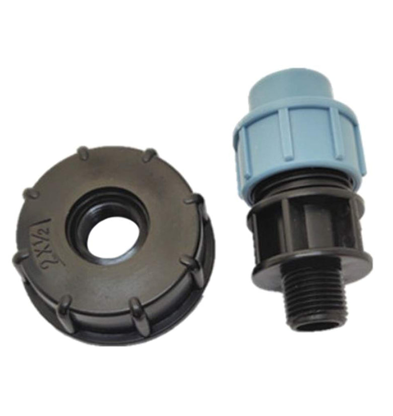 S60x6 IBC Ton Barrel Water Tank Valve Connector 20/25/32mm Straight Outlet Adapter Barrels Fitting Parts