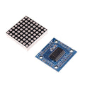 MAX7219 Dot Matrix Module Microcontroller LED Module Display Module for DIY Projects - Kit