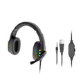 AK 47 Gaming Headset 7.1Virtual Surround Sound 40mm Driver Unit Brilliant RGB LED Light Noise Reduction Mic for PS3/4 PC Laptop