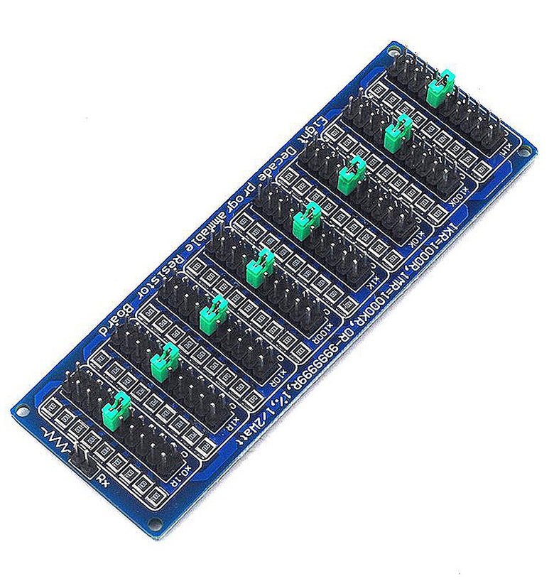 0.1R-9999999R Programmable Resistor Resistance Board Eight Decade 0.1R Accuracy 1% 1/2 Watt Module Board