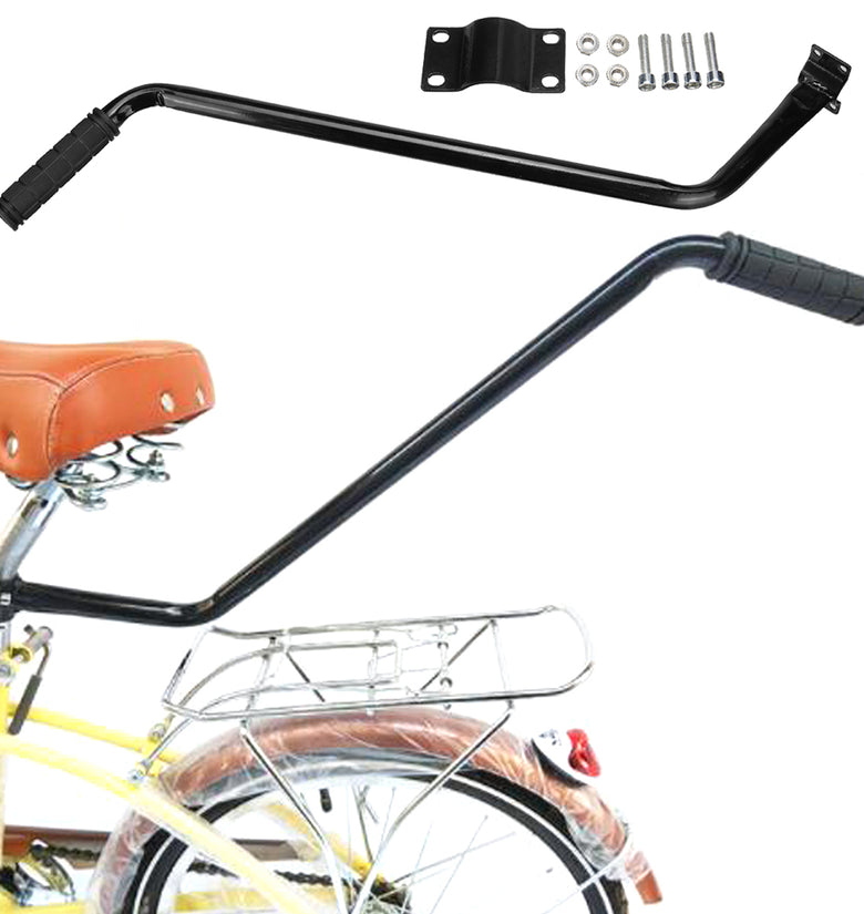 BIKIGHT Bicycle Trainer Bike Training Children Cycling Bike Safety Balance Push Bar Kids Learning Pu