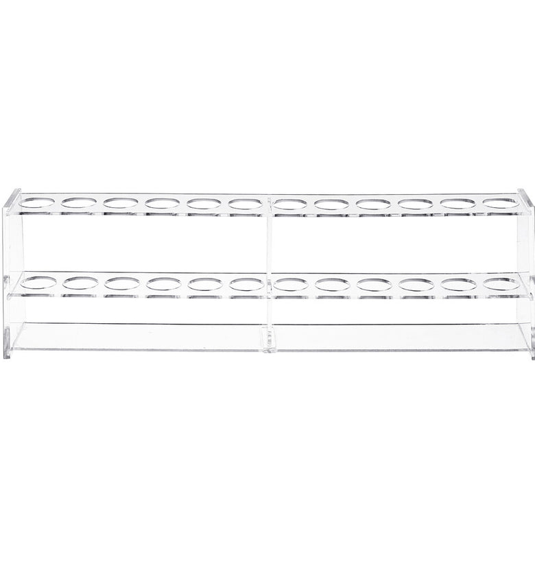 50ml*12-Holes Plexiglass Organic Glass Test Colorimetric Single Row Tube Rack Holder