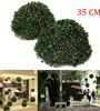 35cm Plastic Artificial Topiary Grass Ball Leaf Effect Ball Wedding Gardening Hanging Decoration