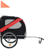 [EU] Pet Bike Trailer 91766 Dog Carrier for Dogs and Pets with Durable Frame Breathable Protective Net Pet Cart, Easy Assembly