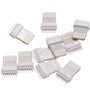 10PCS USB Apple 16pin Male Wide-Foot Round Rubber (7.3mm*1.5mm) Splint 0.8mm Square Head Integrated Plug