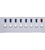 Aluminum Alloy 8-port USB3.0 Splitter 7 Port Computer Extended USB HUB 1 Port Fast Charging Adapter External 5V3A Power Supply