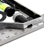 Adjustable 300mm Engineer Combination Try Square Set Right Angle Guide