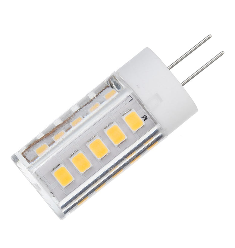 AC220V 3W Warm White Pure White Ceramic G4 32LED Corn Light Bulb for Ceiling Lamp Indoor Home