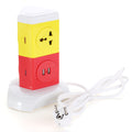 Alardor 250V Rotating Socket Intelligent Patch Panel USB Plug Board Power Strip