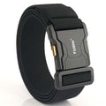 Aluminum Alloy Quick Release Pluggable Buckle Tactical Belt Quick Dry Elastic Military Belts For Men Stretch Waistband Hunting
