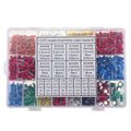 Aemedy 2120pcs Insulated Cord Pin End Terminals Tin-Plated Copper Crimp Connector Ferrules Kit Set For 22-5AWG
