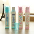 AIHAO 1233 Cute Kawaii Heart Flower Rubber Erasers Lovely Stripe Pencil Eraser For Kids Gift Creative Korean Stationery