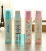 AIHAO 1233 Cute Kawaii Heart Flower Rubber Erasers Lovely Stripe Pencil Eraser For Kids Gift Creative Korean Stationery