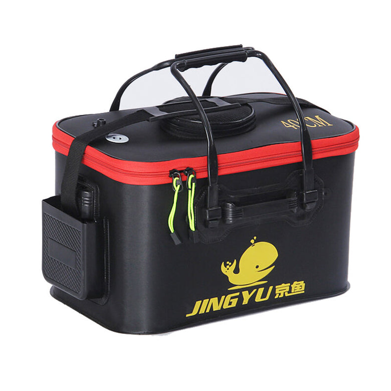 ZANLURE 50*28*30cm EVA Folding Fishing Water Bucket With Handle Belt Foldable Water Tank