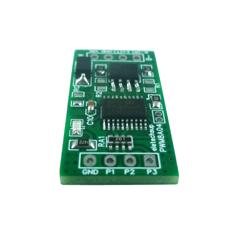 3CH RS485/TTL232 to PWM Square Pulse Generator Wave 1Hz~20kHz Frequency Duty Cycle Adjustable DC5V/12V