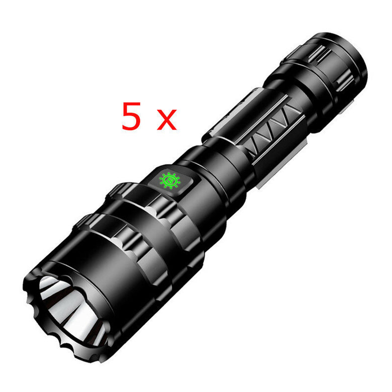 5pcs BIKIGHT 1102 L2 5Modes 1600 Lumens USB Rechargeable Camping Hunting LED Flashlight 18650