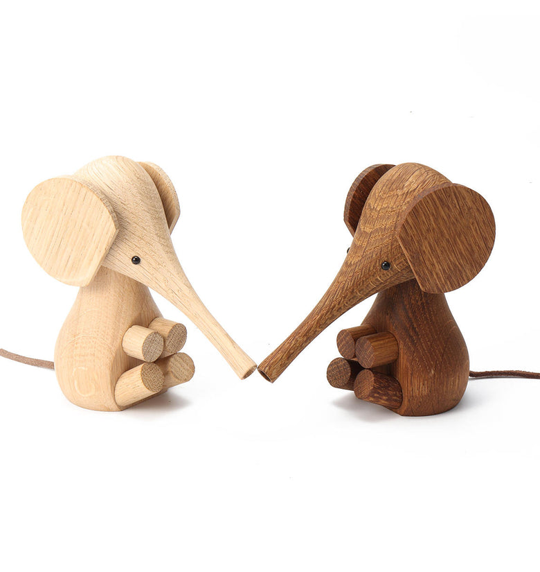 Adjustable Handicraft Elephant Wooden Animal Doll Smooth Surface Home Decorations Gift