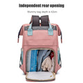 [Upgrade Version] LEQUEEN Large Capacity Outdoor Trip Travel Diaper Storage with USB Charging Port Mummy Bag Backpack