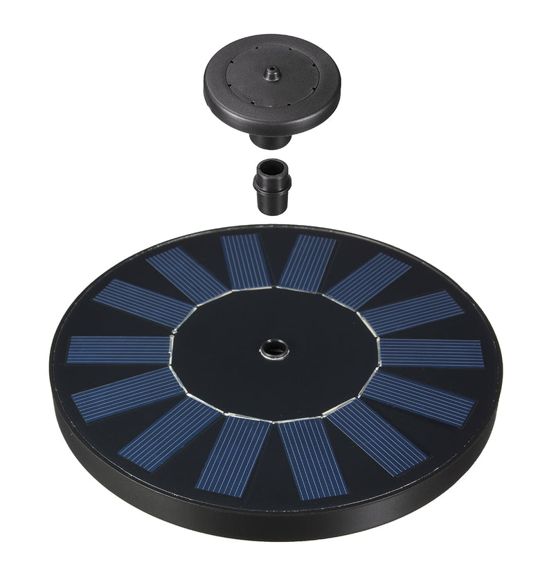 Solar Powered Floating Bird Bath Water Fountain Pump Pond Pool Water Pump